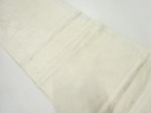 アンティーク　鶴に松笹模様織出し丸帯帯側（材料）